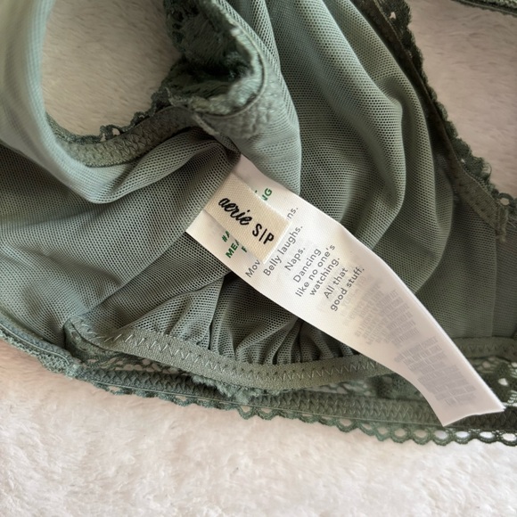 NWT Aerie Picnic Lace Triangle Bralette‎ - Picture 7 of 8